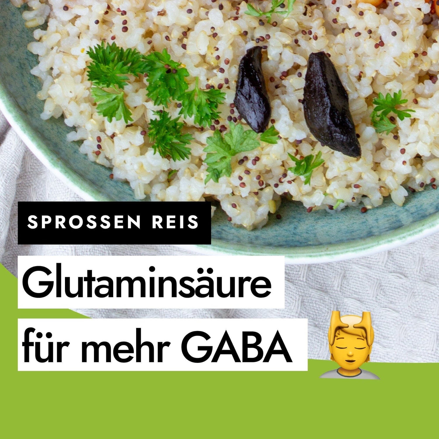 Die Wissenschaft hinter Sprossenreis: Wie Glutaminsäure deine GABA-Produktion ankurbelt