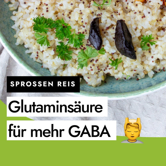 Die Wissenschaft hinter Sprossenreis: Wie Glutaminsäure deine GABA-Produktion ankurbelt