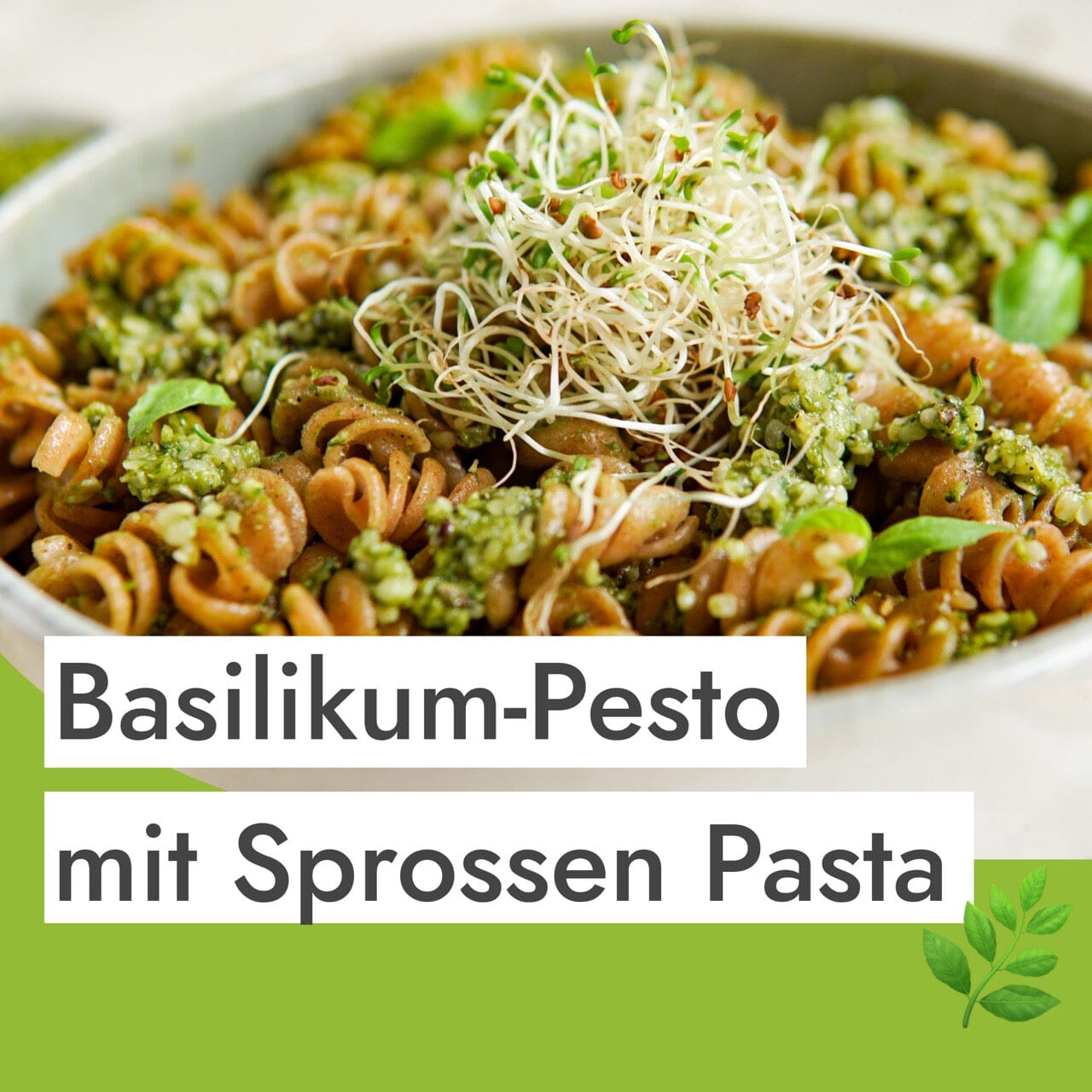 Basilikum-Pesto-Rezept für glutenfreie Pasta in nur 3 Minuten