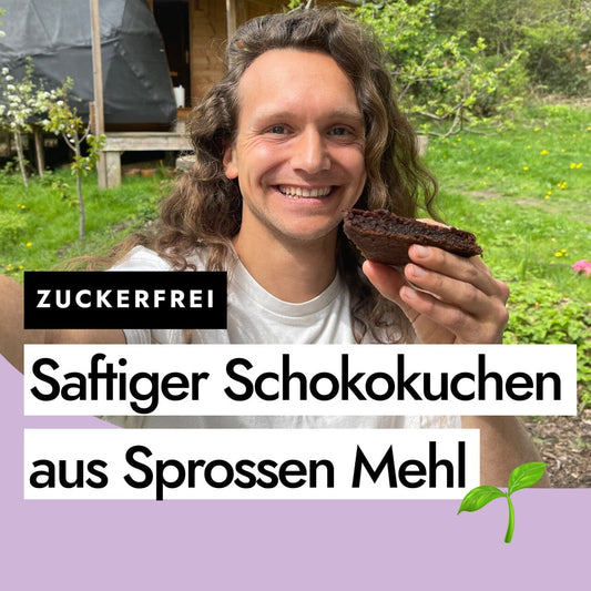 Jannis mit seinem Rezept: Saftiger Schokokuchen ohne Zucker