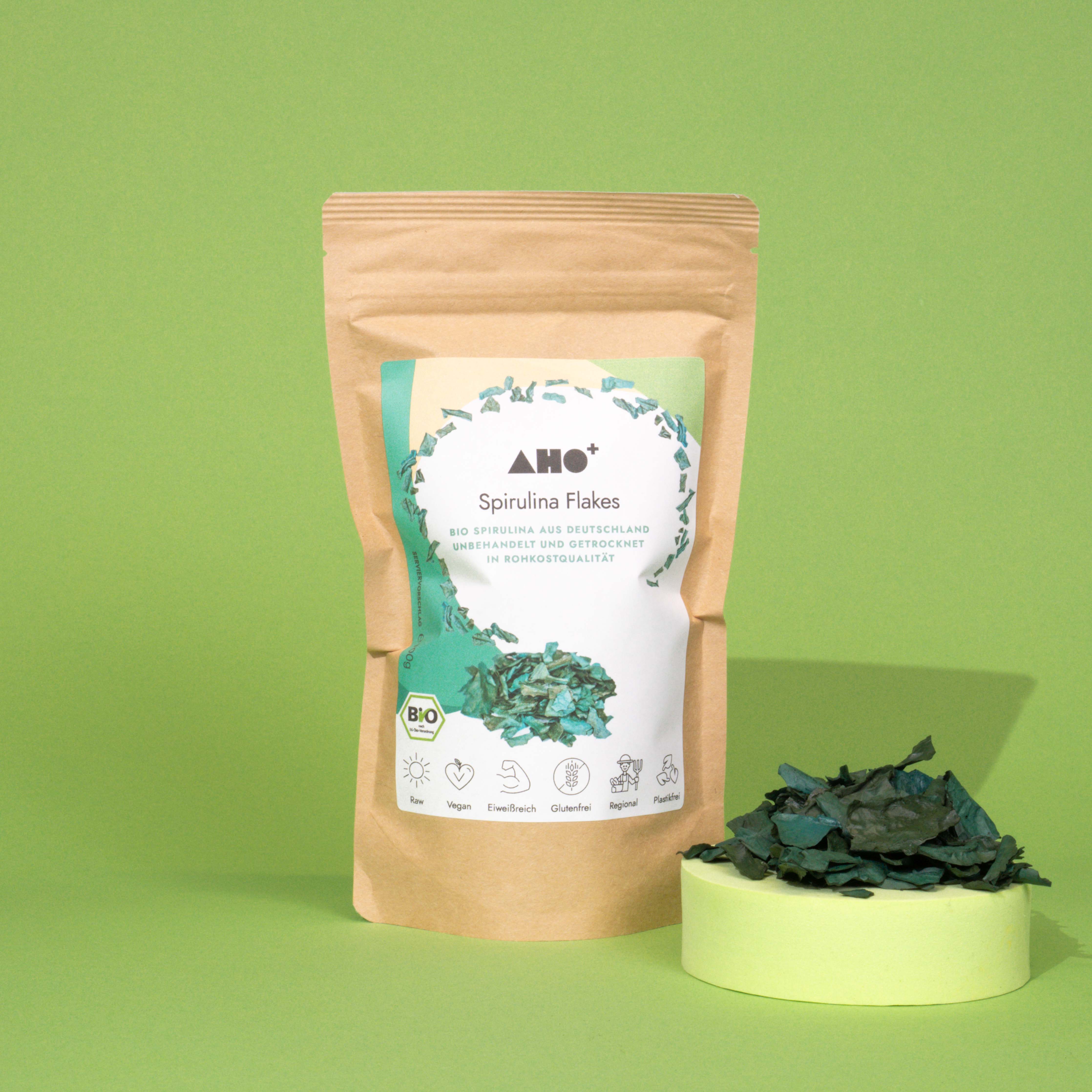 Bio Spirulina aus Deutschland 100% Rohkostqualität Bio Spirulina aus Deutschland 100% Rohkostqualität