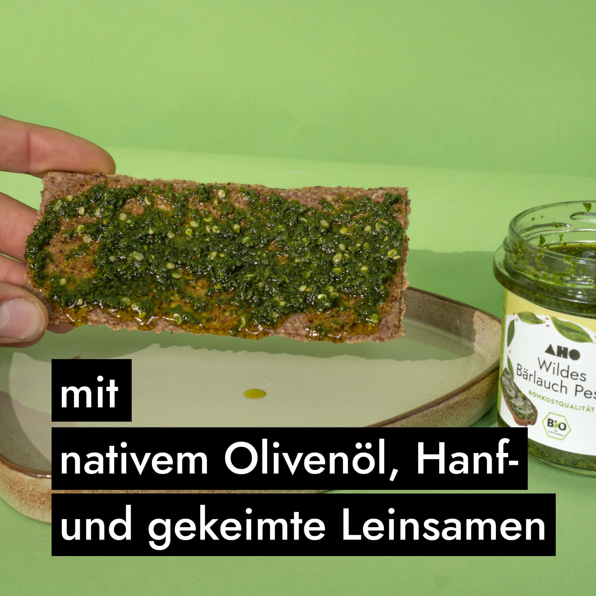 AHO Wildes Bärlauch Pesto Nüsse AHO.BIO GmbH