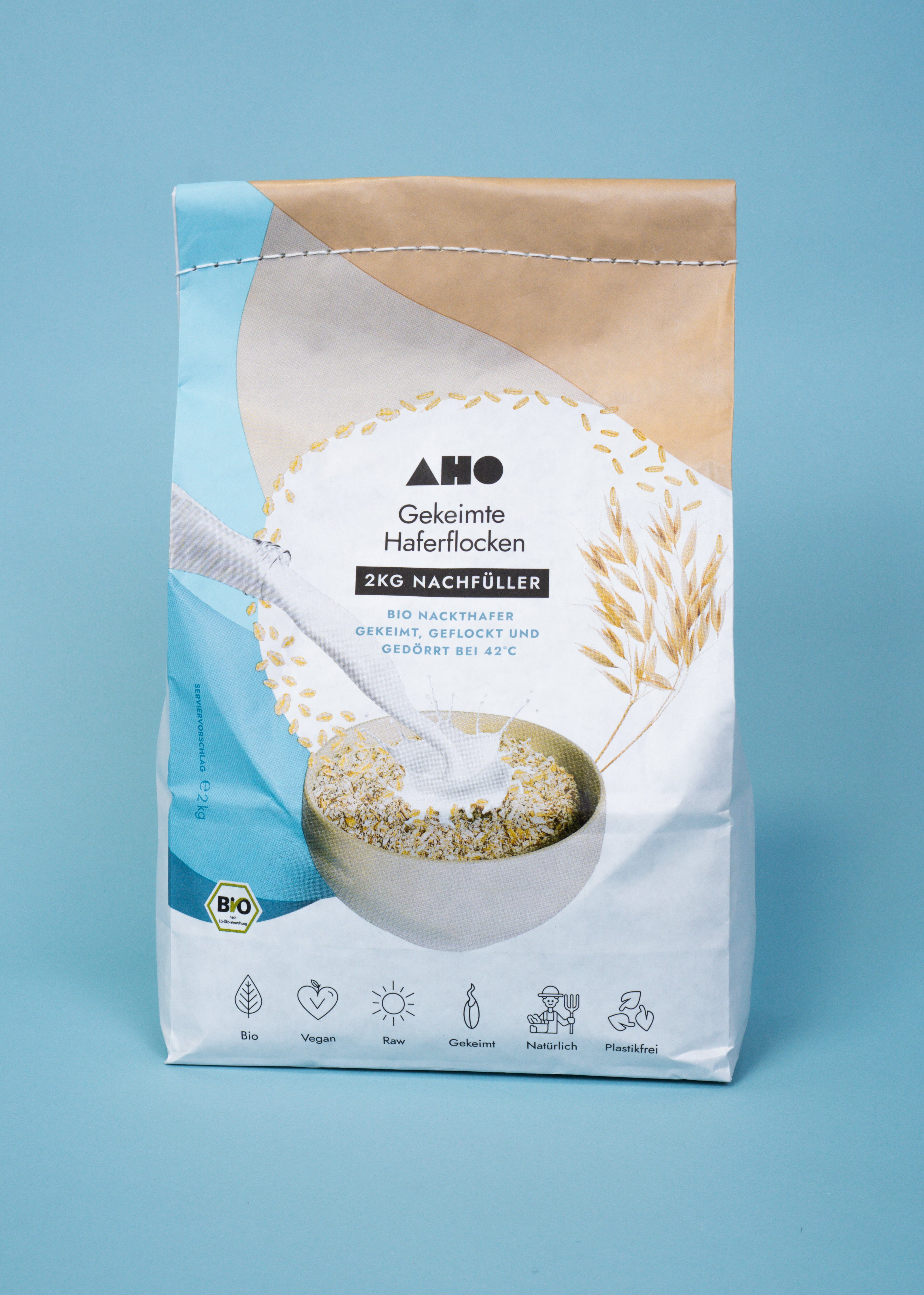 AHO Bio Gekeimte Haferflocken Getreide AHO.BIO GmbH