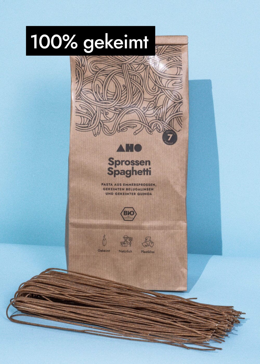 AHO Sprossen Spaghetti Raw Vegan Pasta AHO.BIO GmbH