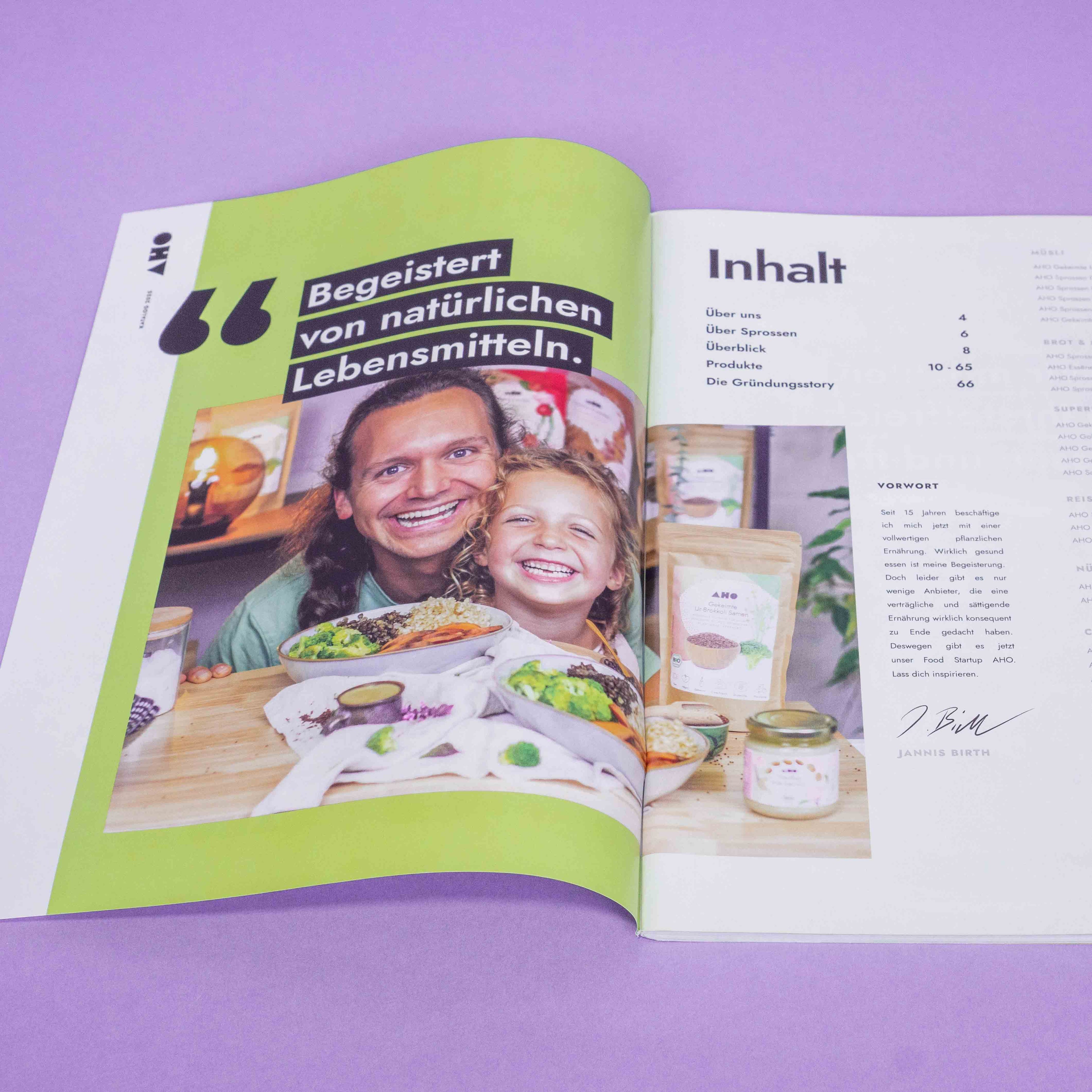 AHO Produktkatalog Printmedien AHO.BIO GmbH