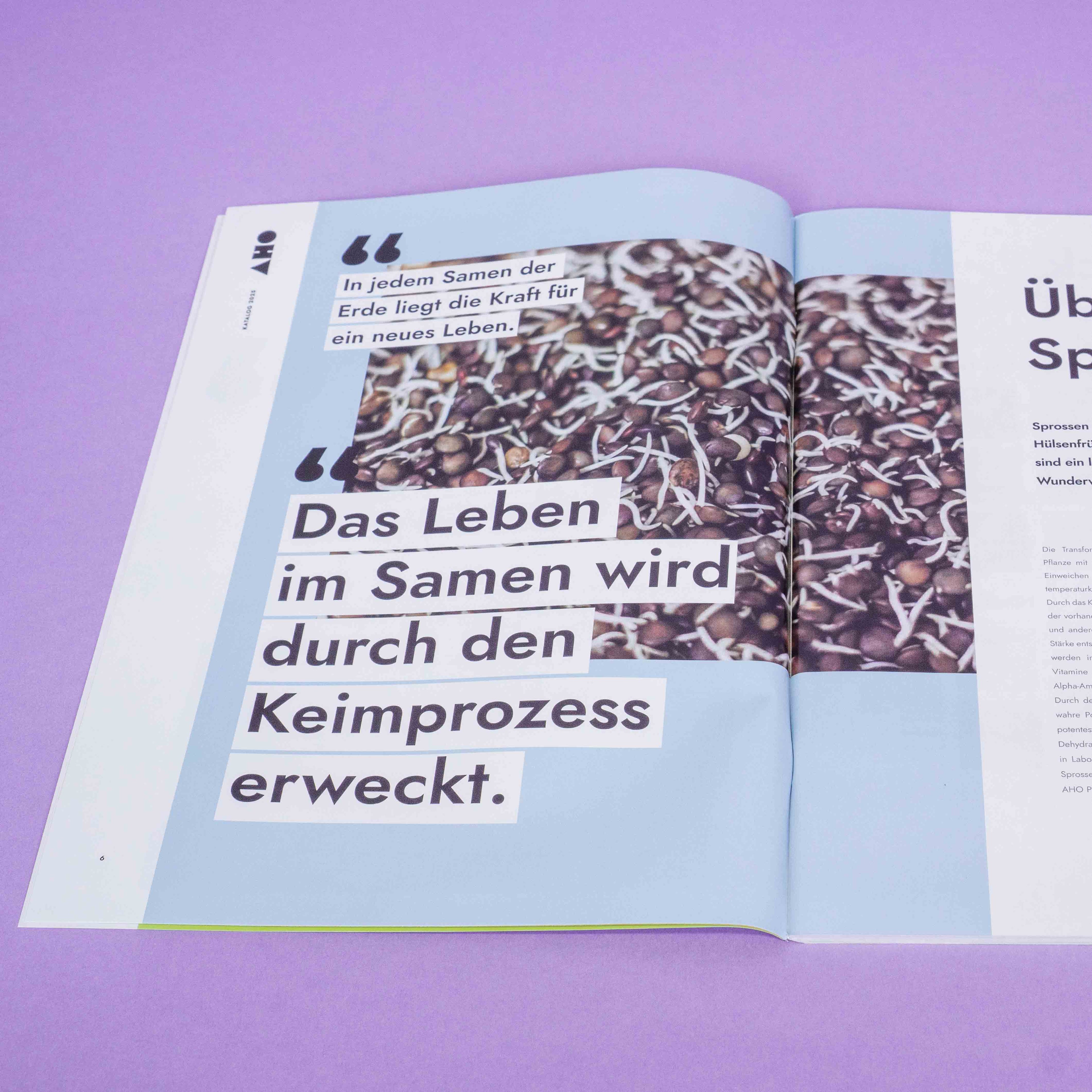 AHO Produktkatalog Printmedien AHO.BIO GmbH