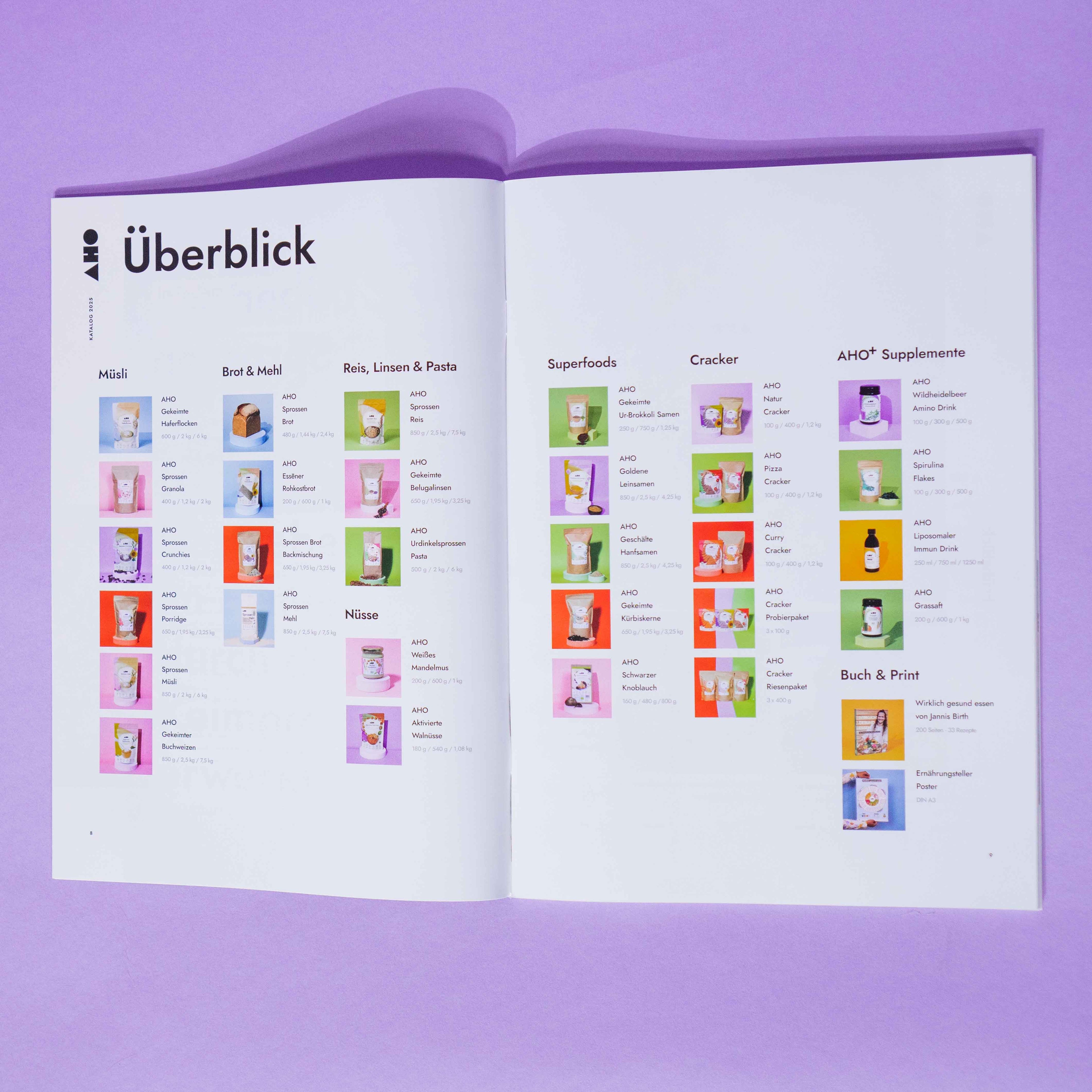 AHO Produktkatalog Printmedien AHO.BIO GmbH
