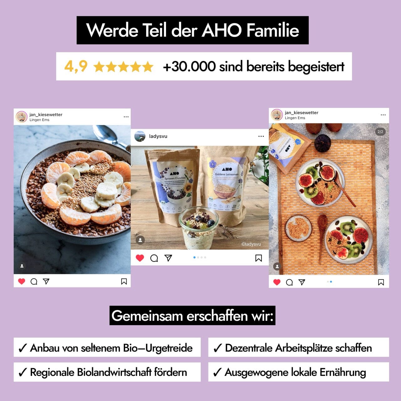 AHO Goldene Leinsamen Ölsaaten AHO.BIO GmbH
