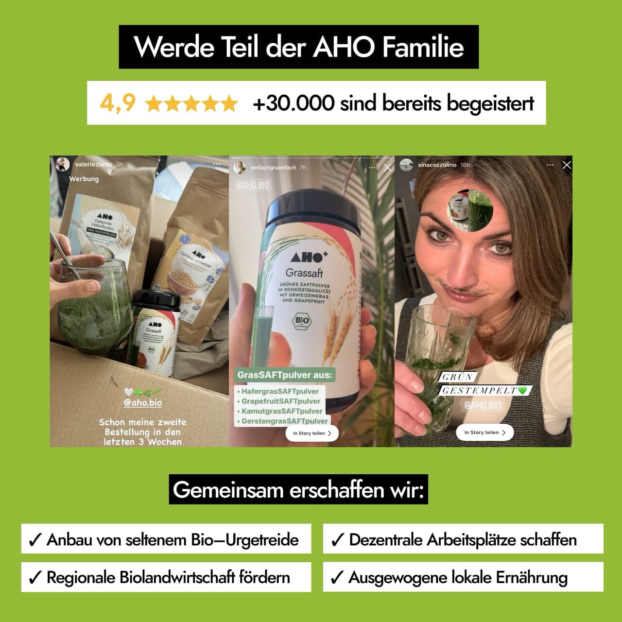 AHO Grassaft Getränke AHO.BIO GmbH