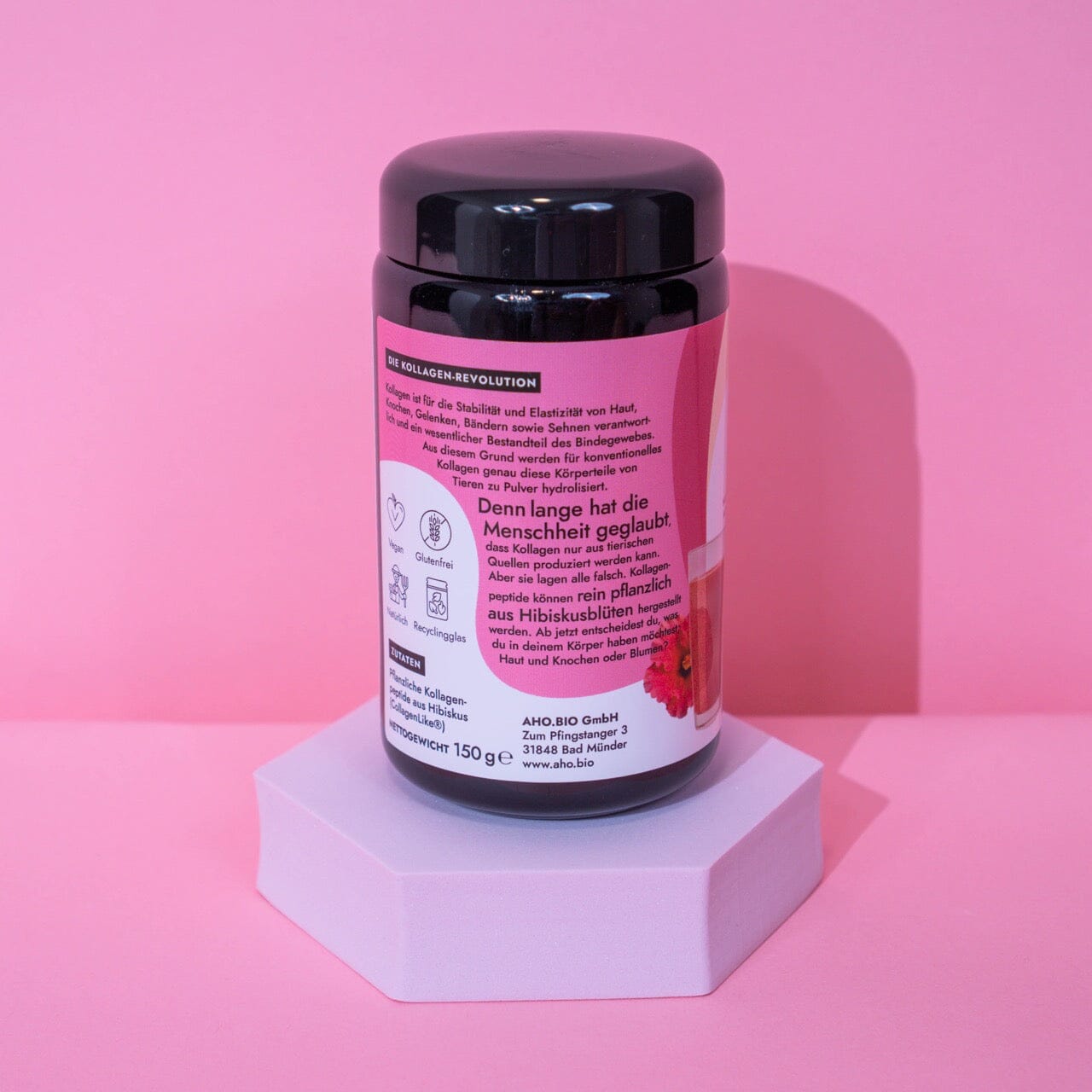 AHO Hibiskus Kollagen Nahrungsergänzung AHO.BIO GmbH