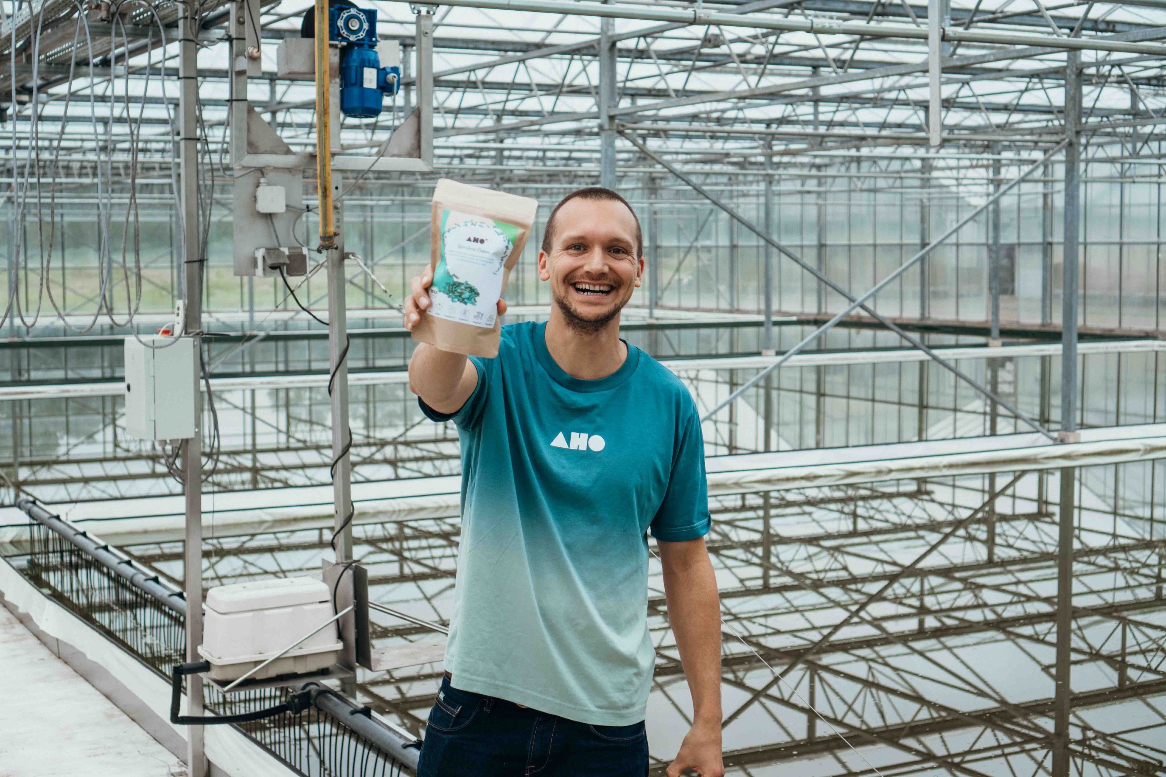 AHO Spirulina Flakes Raw Vegan Granola AHO.BIO GmbH