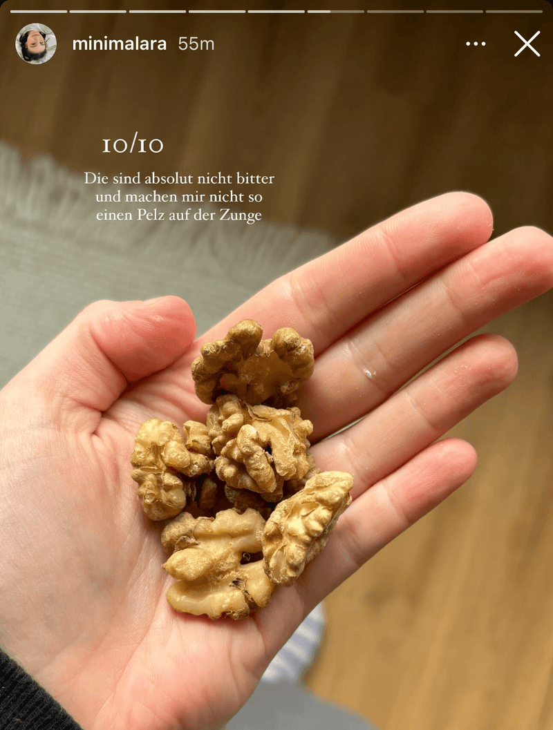 UGC AHO Aktivierte Walnüsse nicht bitter