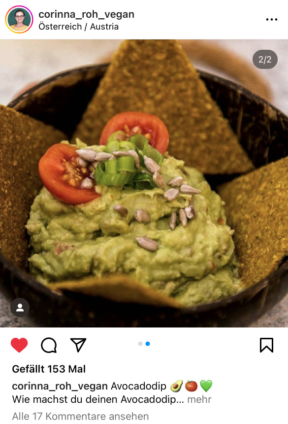UGC AHO Curry Cracker Avocadodip