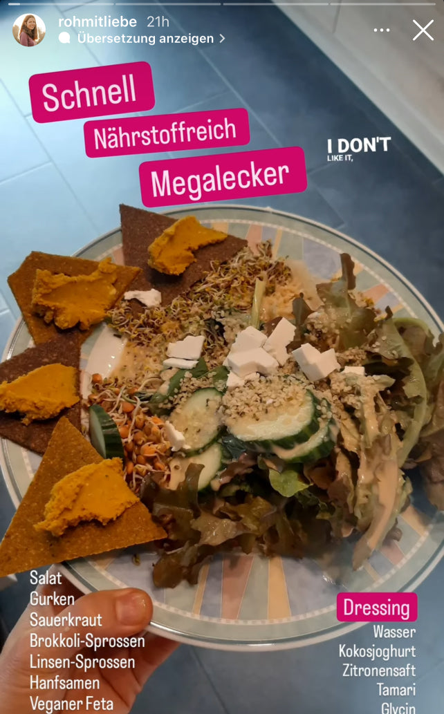 UGC AHO Curry Cracker Bowl Gurke Feta