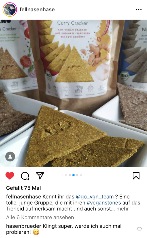 UGC AHO Curry Cracker Verpackung 'fellnasenhase'