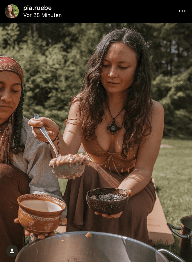 UGC AHO Gekeimte Haferflocken Porridge Retreat