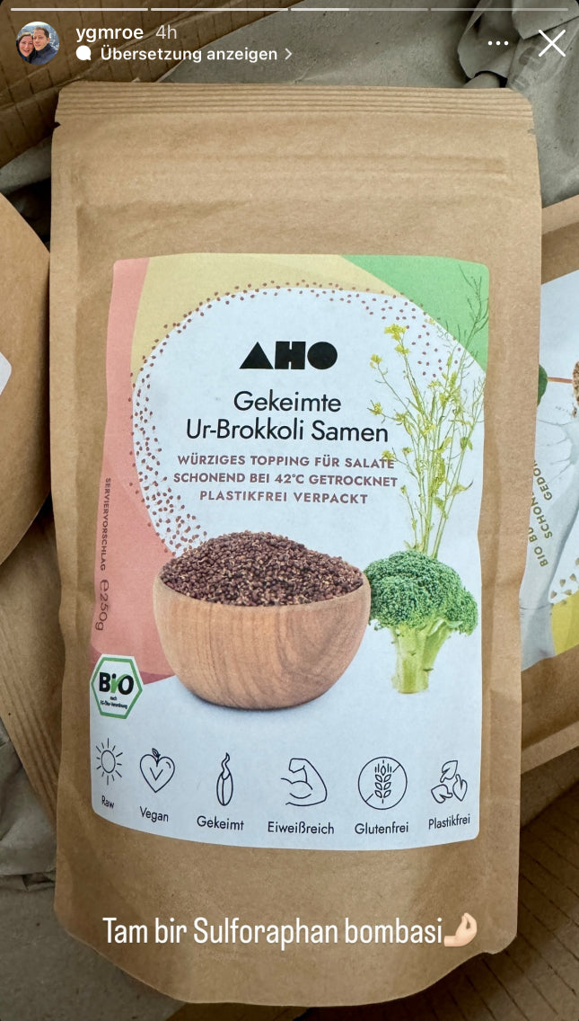 UGC AHO Gekeimte Ur-Brokkoli-Samen Verpackung Türkisch