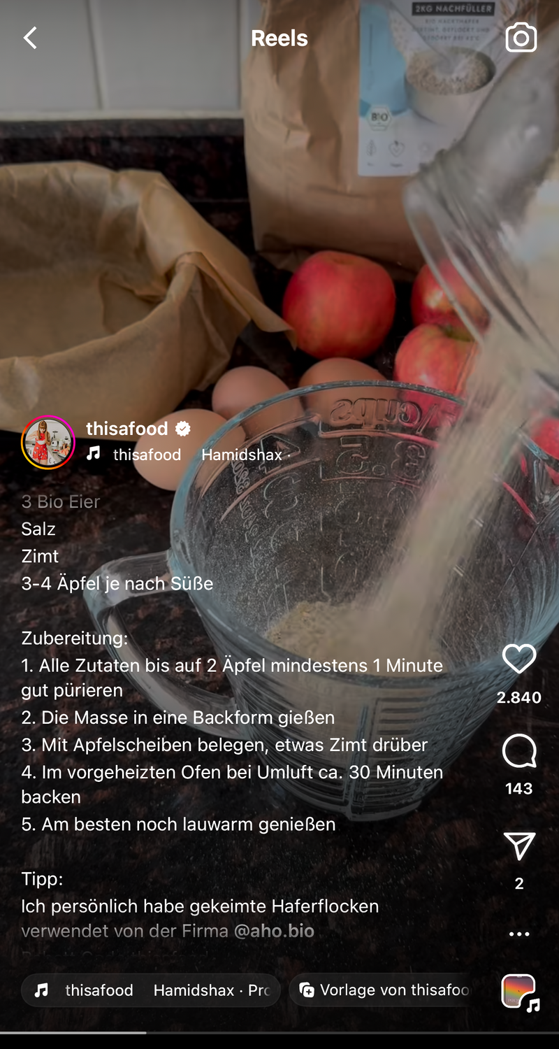 UGC AHO Haferflocken Mixer