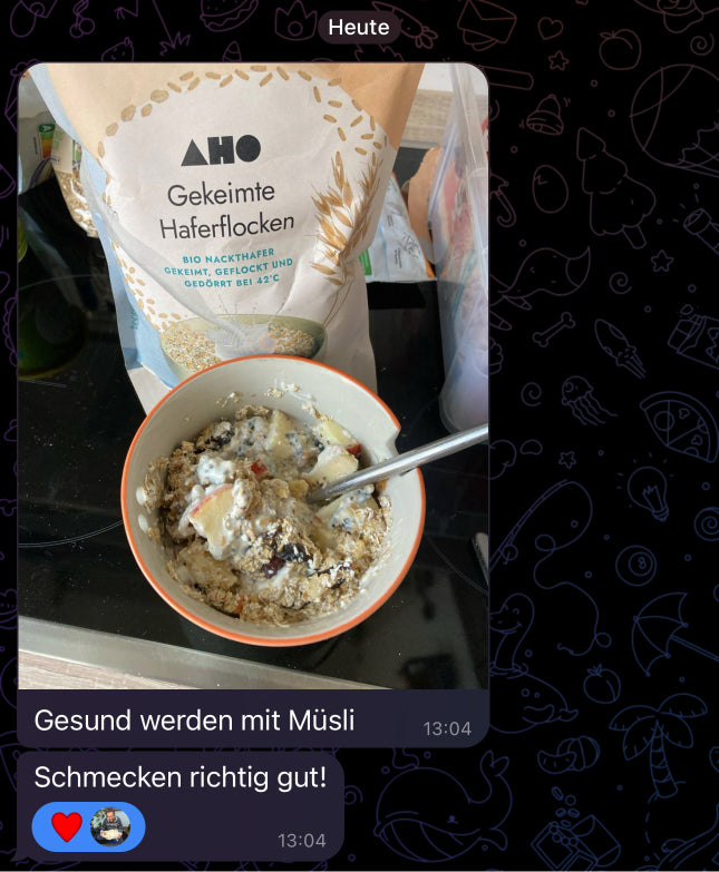 UGC AHO Haferflocken Telegram chat