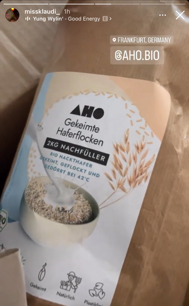 UGC AHO Haferflocken Verpackung 2kg 'missklaudi_'