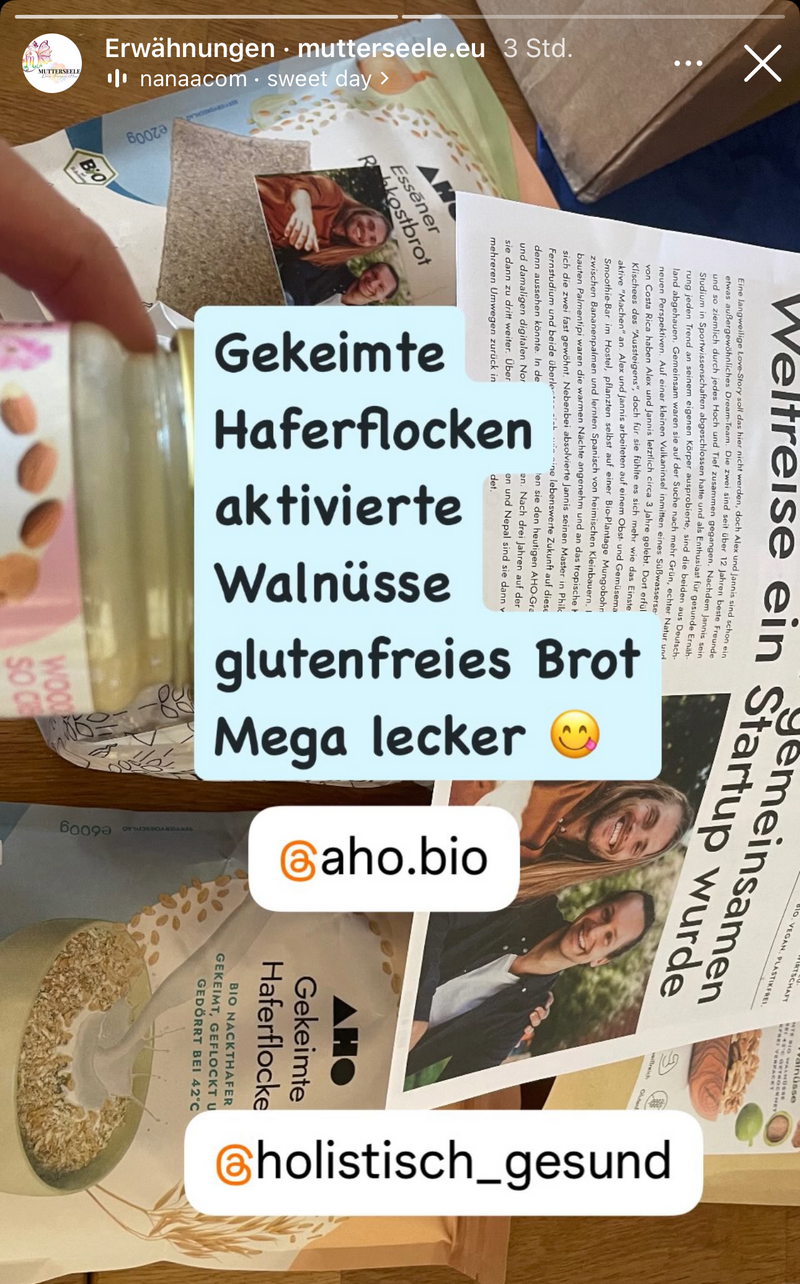 UGC AHO Haferflocken holistisch