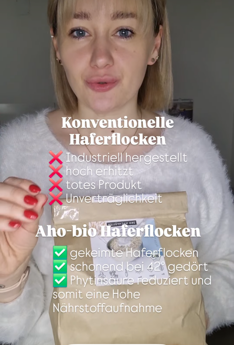 UGC AHO Haferflocken konventionell vs
