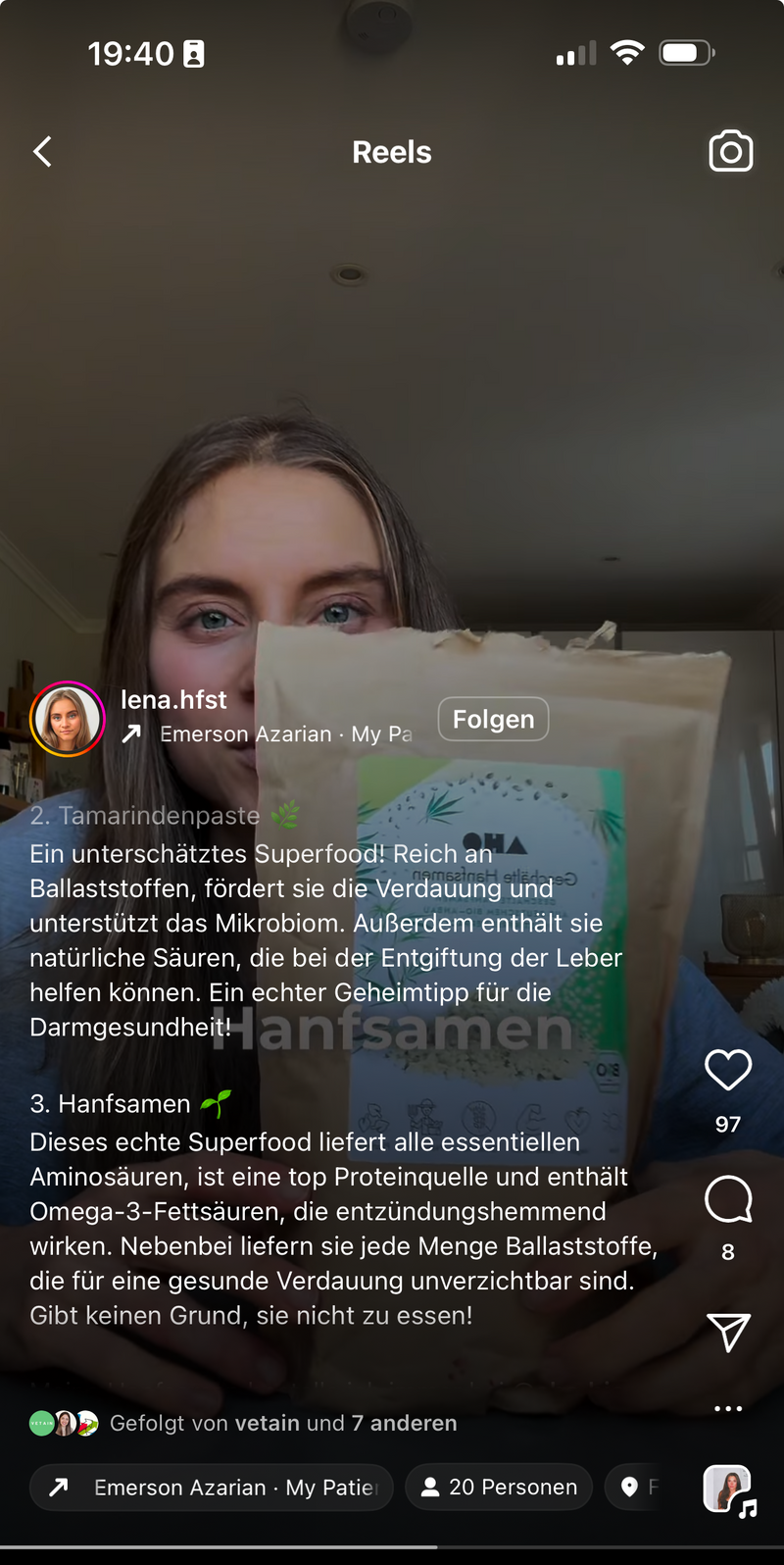 UGC AHO Hanfsamen lena