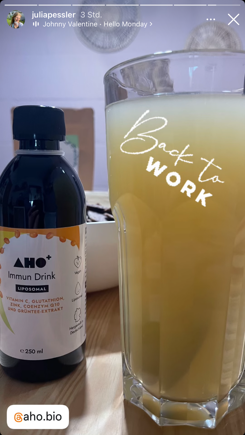 UGC AHO Immundrink Back to Work