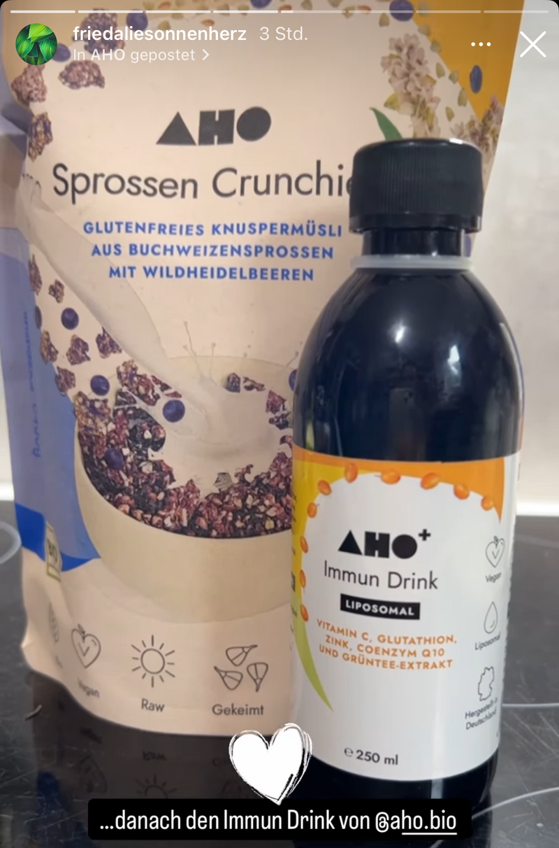 UGC AHO Immundrink mit Herz
