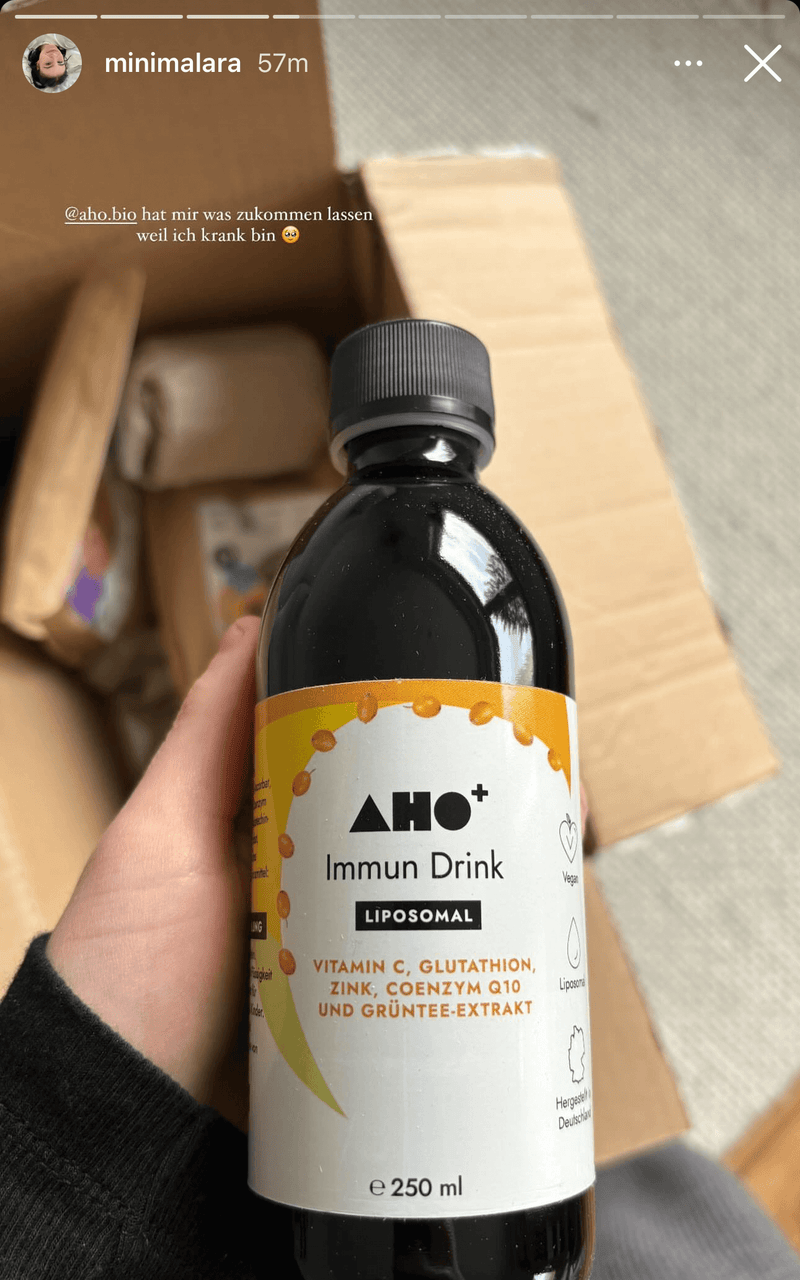 UGC AHO Immun Drink unboxing