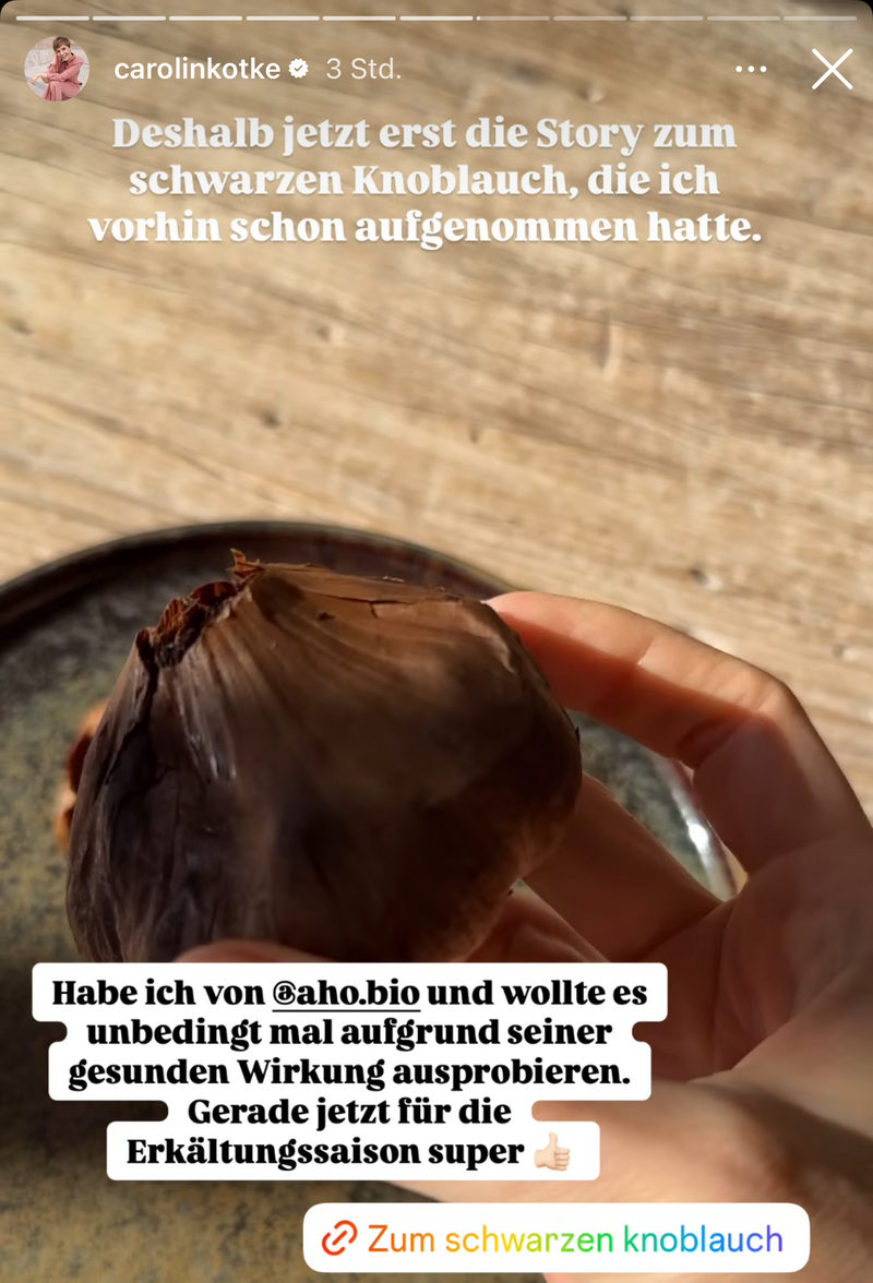 UGC AHO Knoblauch ausprobieren