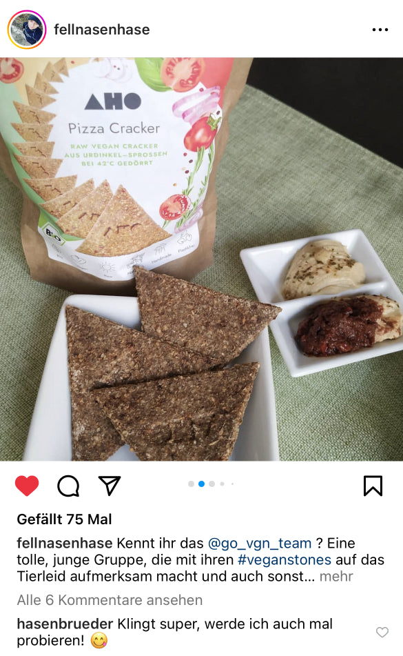 UGC AHO Pizza Cracker Verpackung weiße Schalen