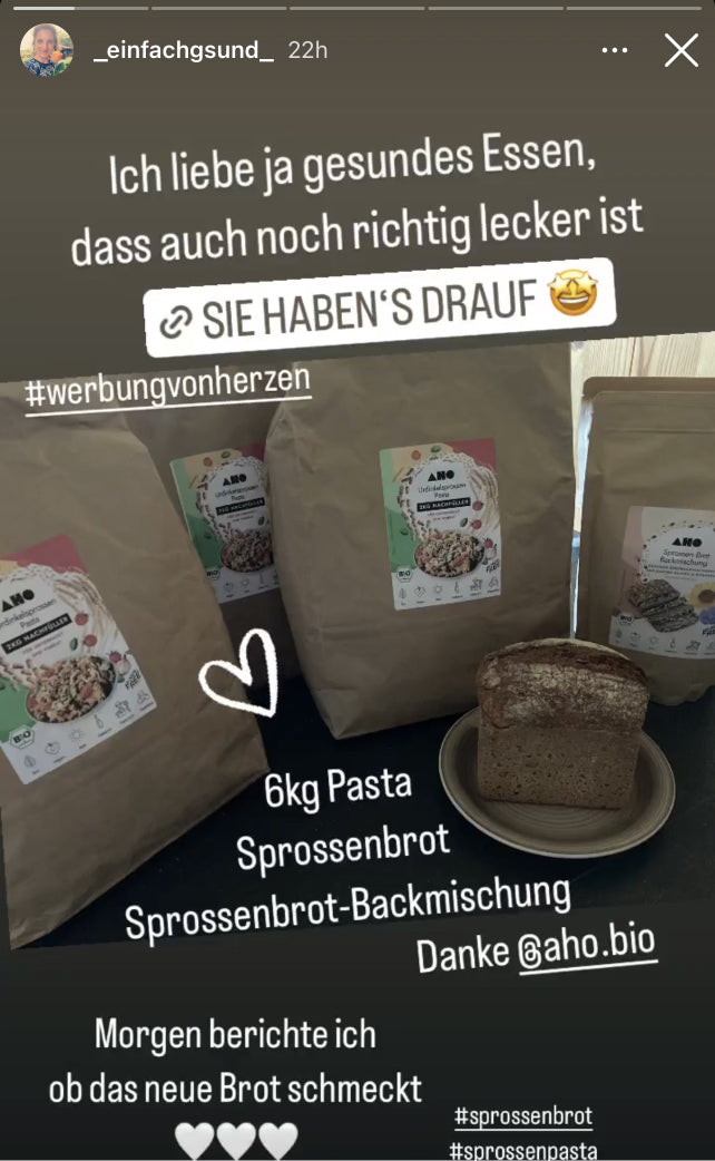 UGC AHO Sprossen Brot 6kg Pasta