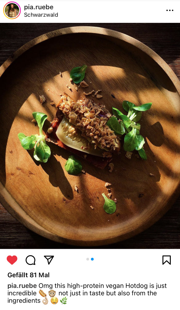 UGC AHO Sprossen Mehl Brot mit Hotdog far