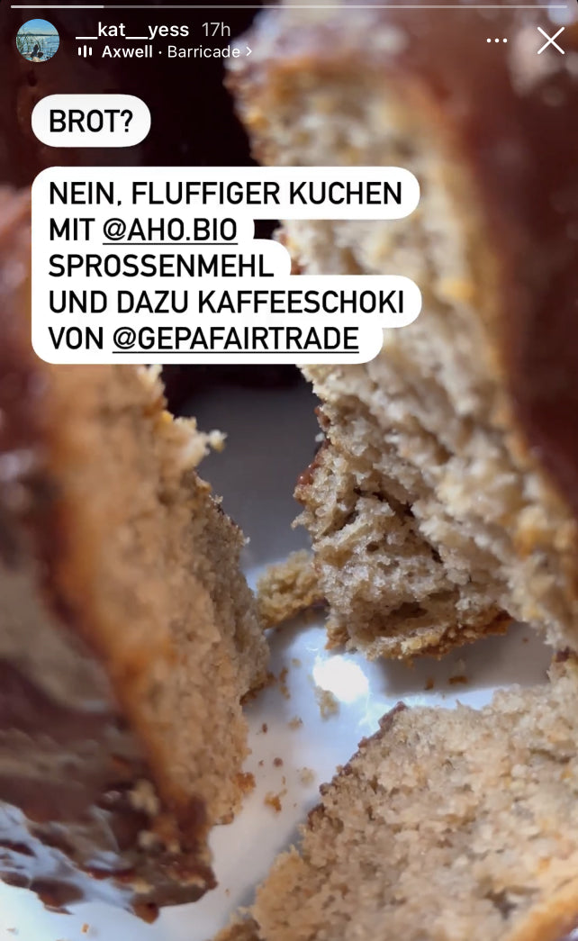 UGC AHO Sprossen Mehl geteilter Kuchen 'Brot_'