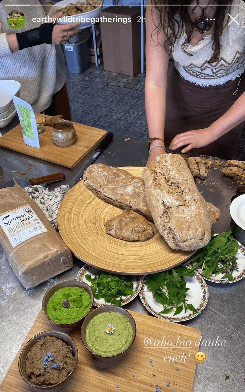 UGC AHO Sprossen Mehl selbst gebackenes Brot