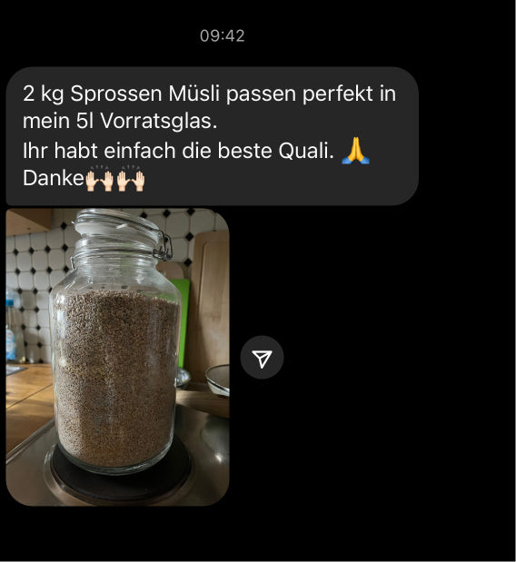 UGC AHO Sprossen Müsli Telegram Chat