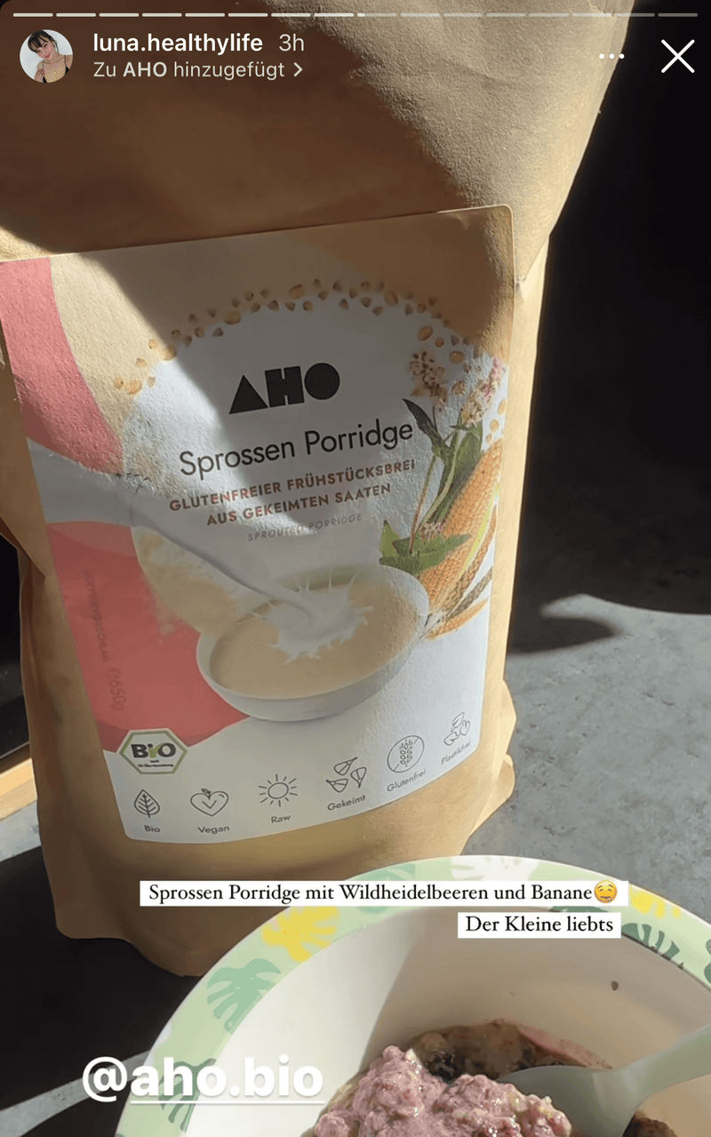 UGC AHO Sprossen Porridge