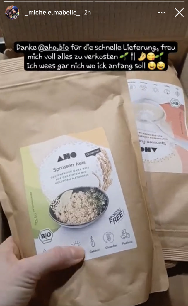 UGC AHO Sprossen Reis Verpackung '_michele.mabelle_'