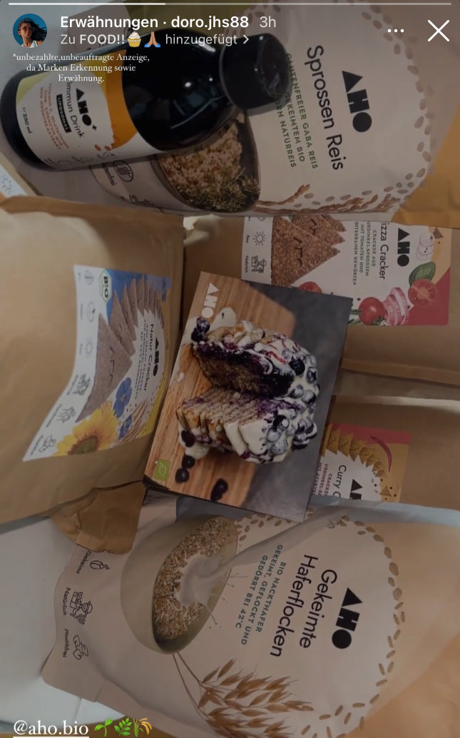 UGC AHO Unboxing Immun Drink