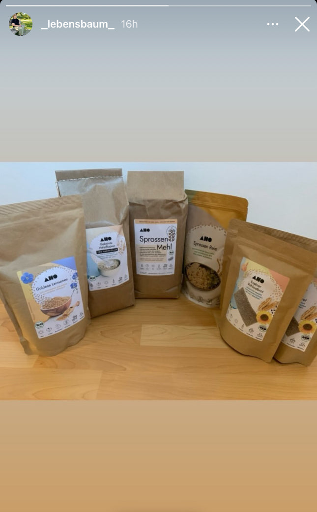 UGC AHO Unboxing Sprossen Mehl