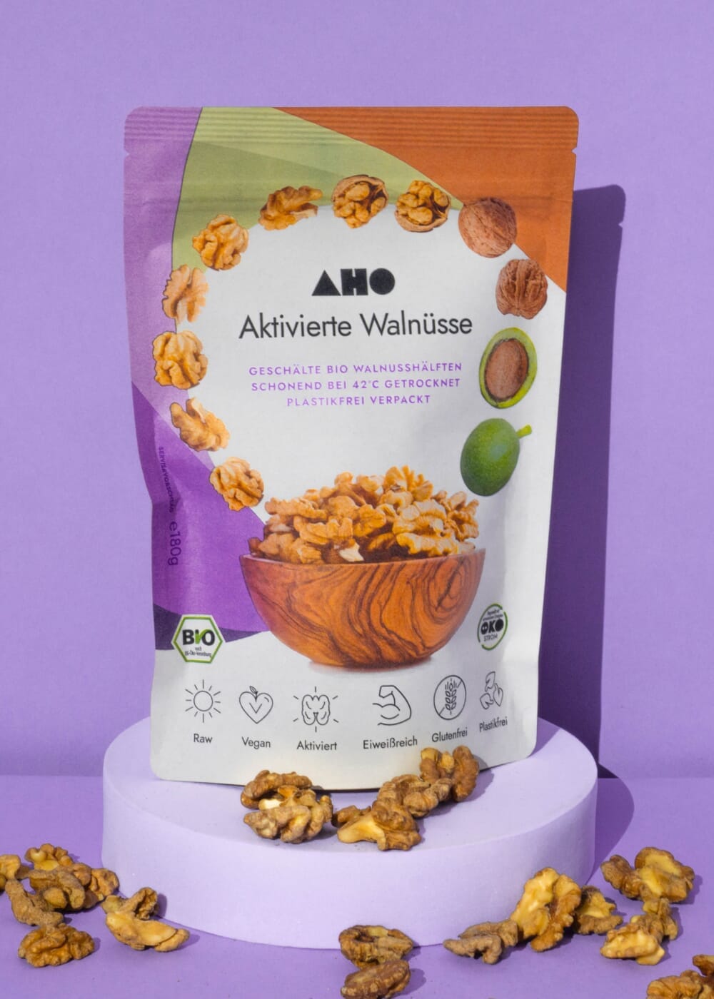 AHO Aktivierte Walnüsse Nüsse AHO.BIO GmbH