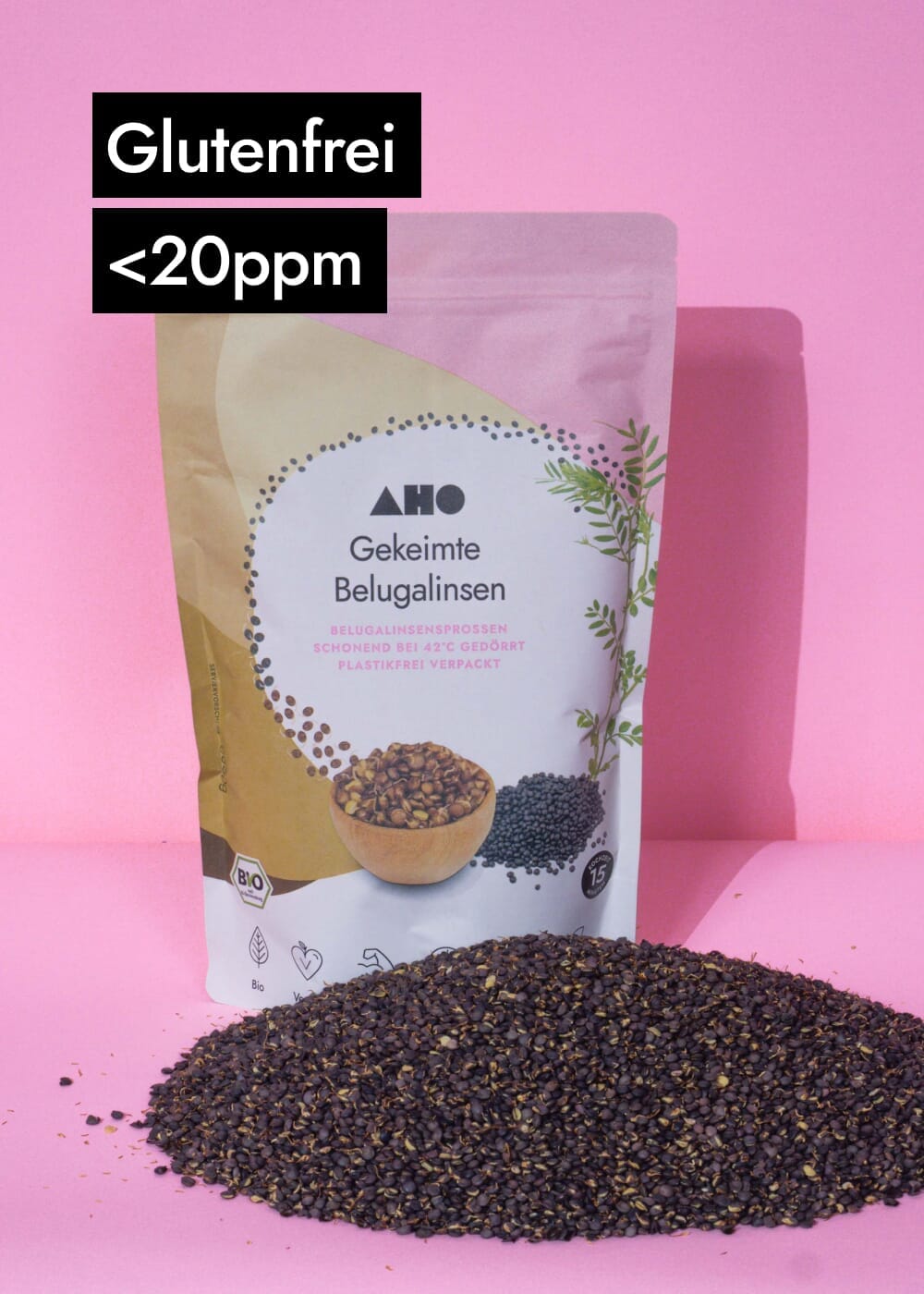 AHO Gekeimte Belugalinsen Ölsaaten AHO.BIO GmbH