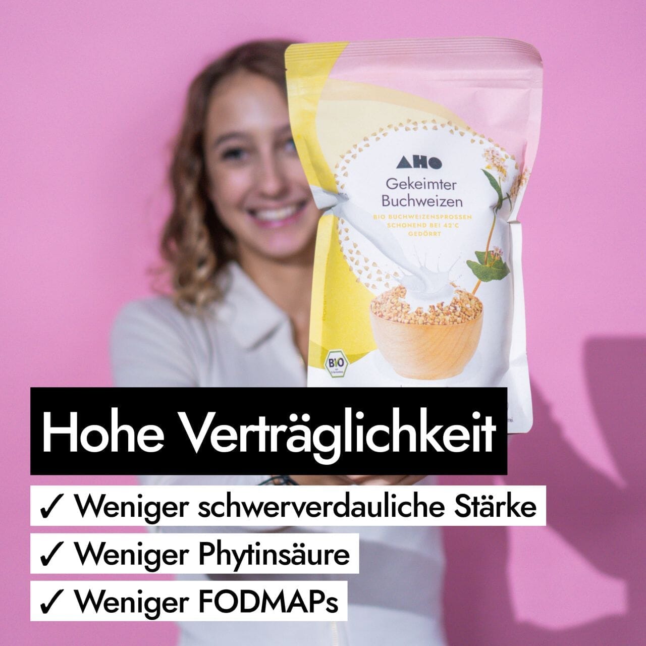 AHO Gekeimter Buchweizen Pseudogetreide AHO.BIO GmbH