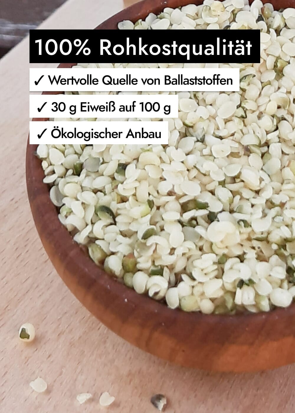 AHO Geschälte Hanfsamen Ölsaaten AHO.BIO GmbH