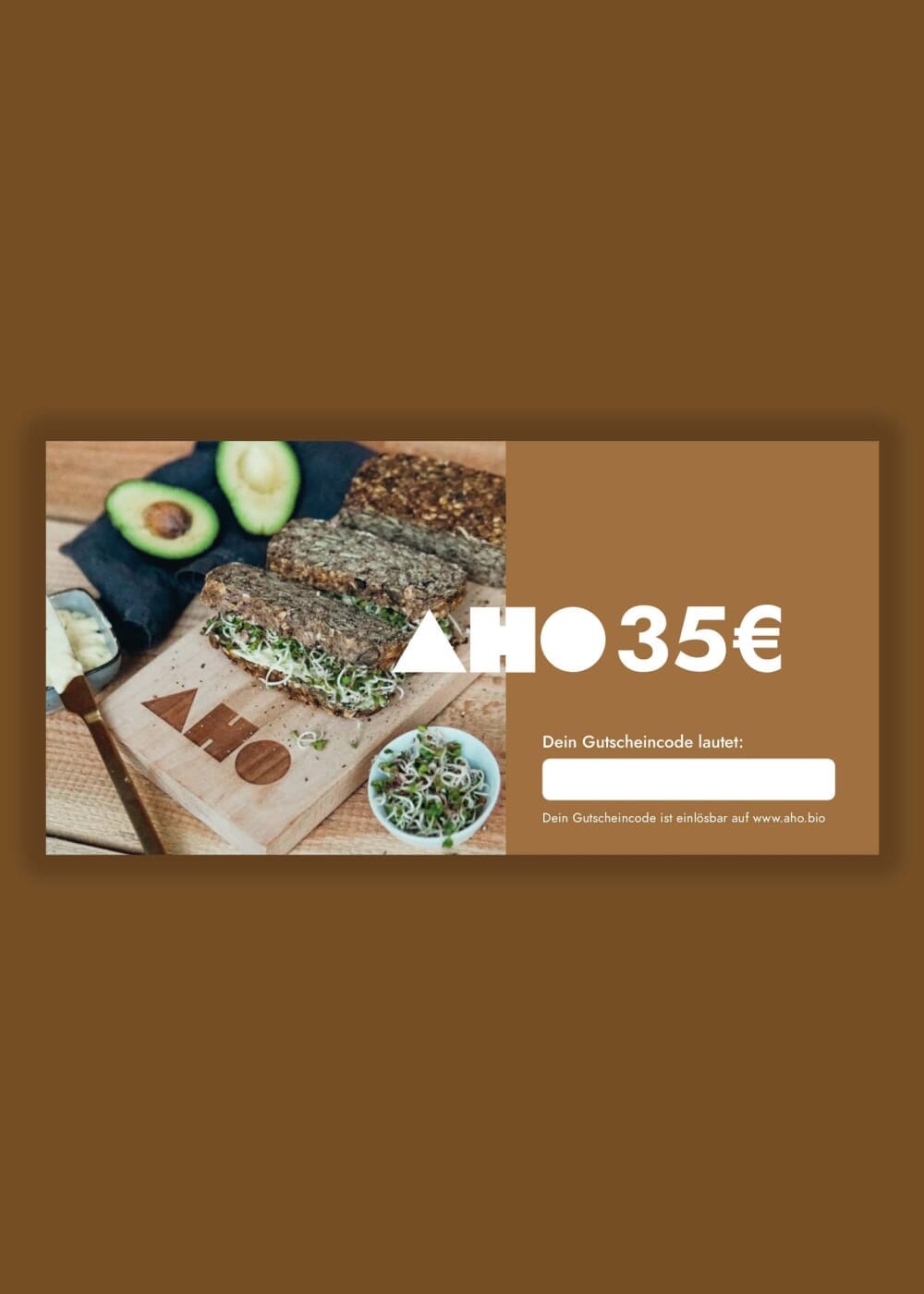 Geschenkgutschein Geschenkgutschein AHO.BIO GmbH 35,00 €
