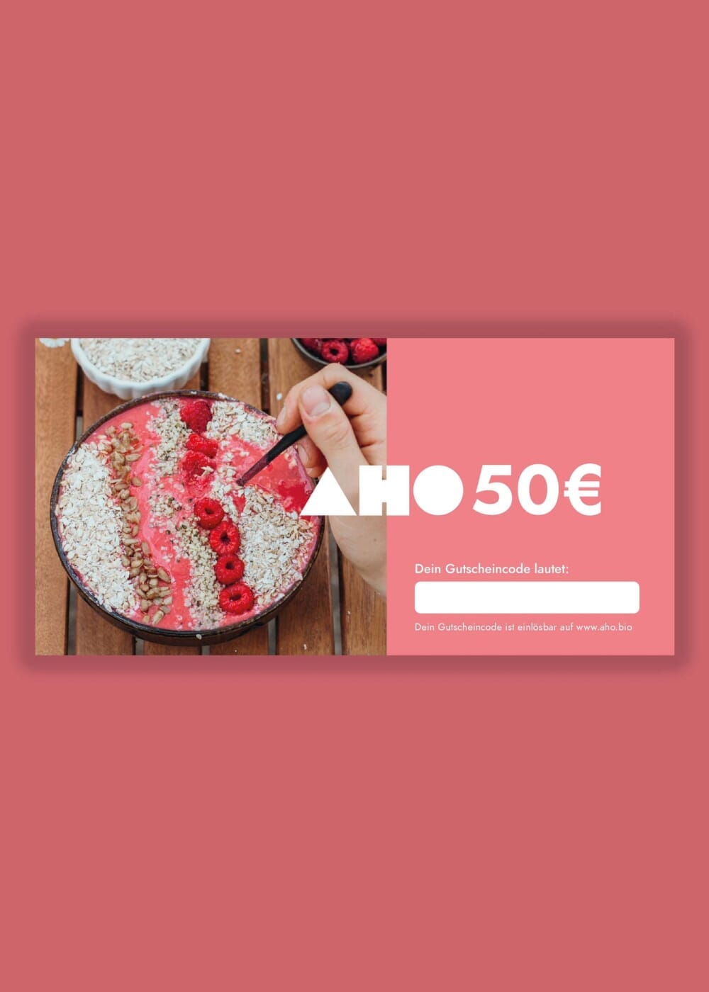 Geschenkgutschein Geschenkgutschein AHO.BIO GmbH 50,00 €