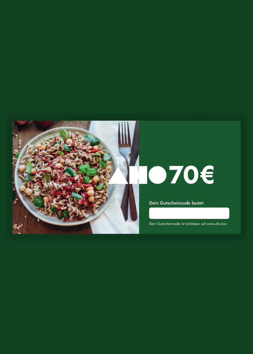 Geschenkgutschein Geschenkgutschein AHO.BIO GmbH 70,00 €