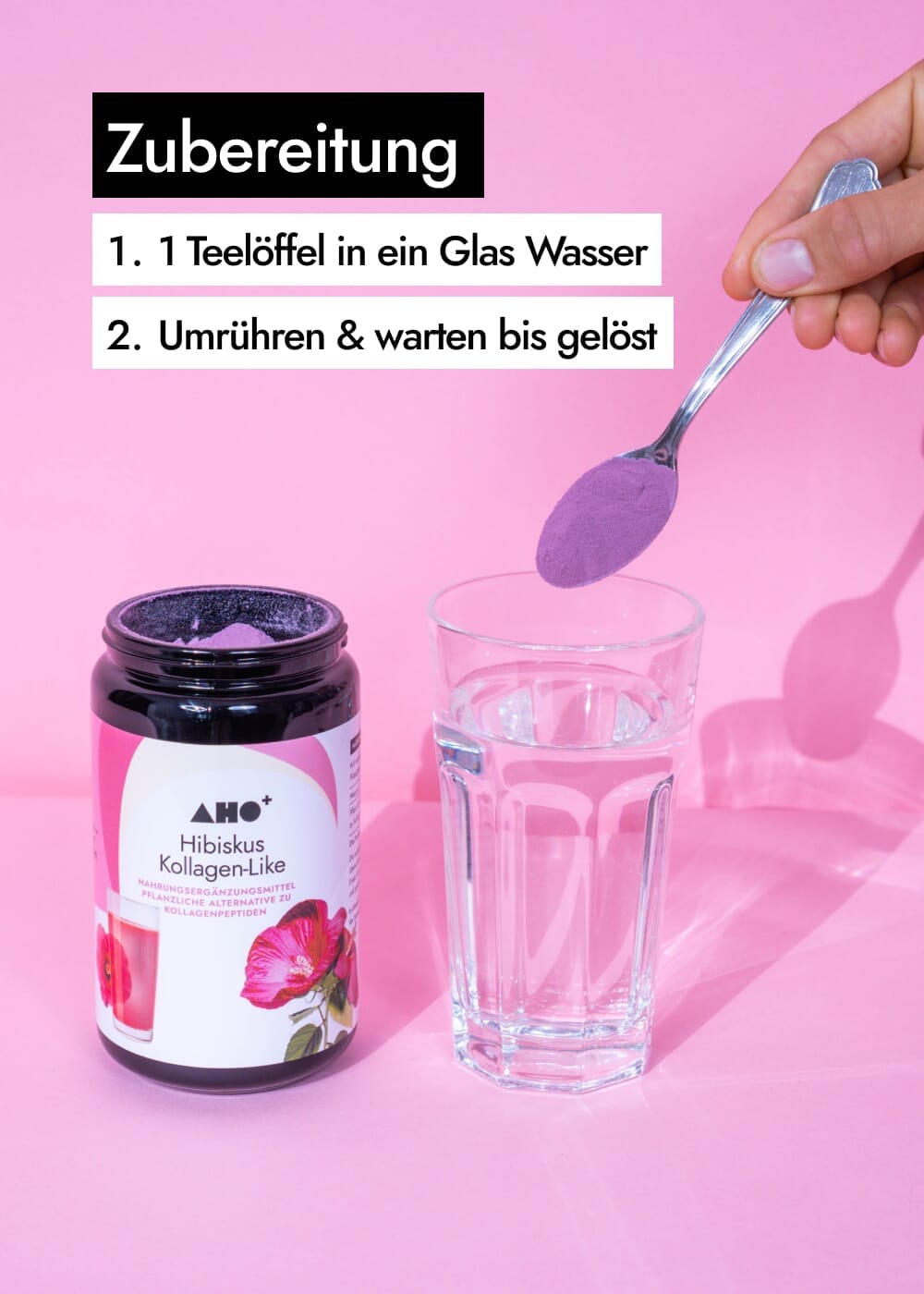 AHO Hibiskus Kollagen-Like Nahrungsergänzung AHO.BIO GmbH