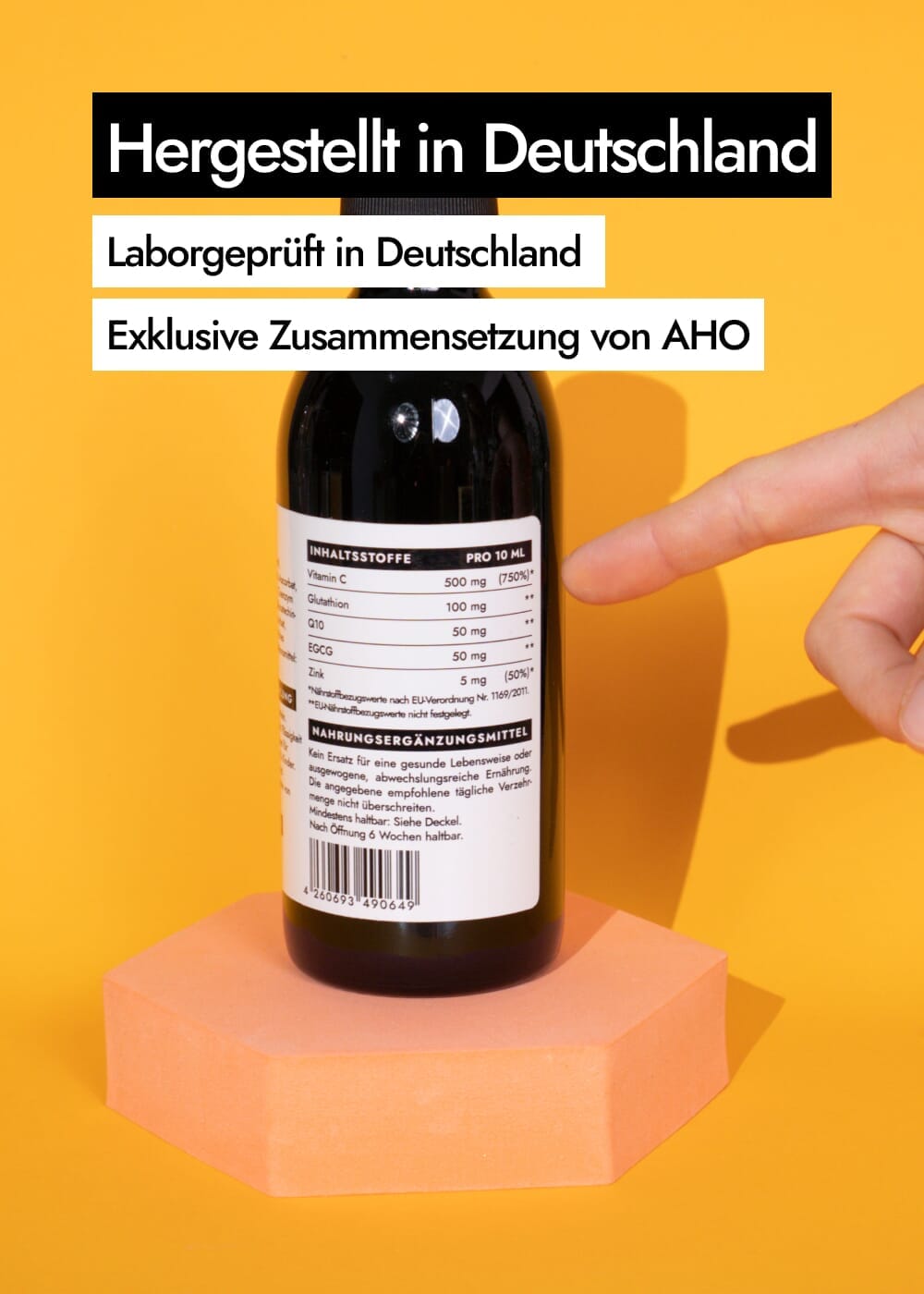 AHO Liposomaler Immun Drink Nahrungsergänzung AHO.BIO GmbH